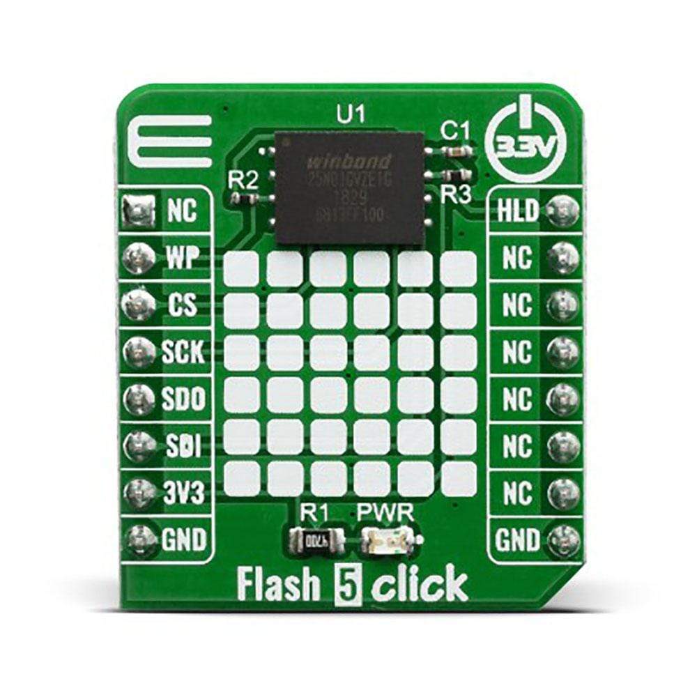 Mikroelektronika d.o.o. MIKROE-3780 Flash 5 Click Board - The Debug Store UK