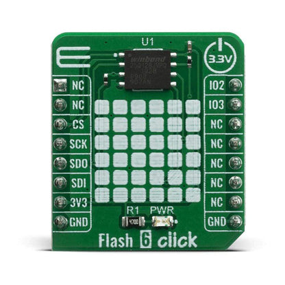 Mikroelektronika d.o.o. MIKROE-4067 Flash 6 Click Board - The Debug Store UK