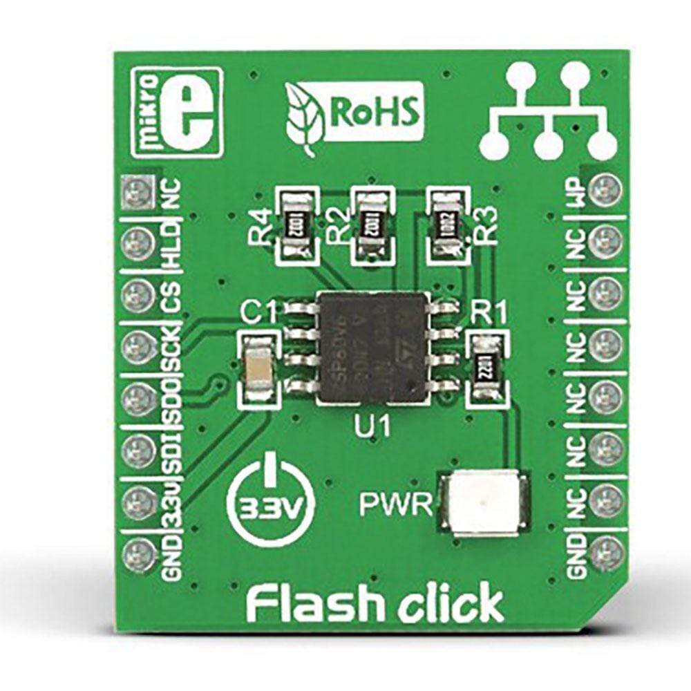 Mikroelektronika d.o.o. MIKROE-1199 Flash Click Board - The Debug Store UK