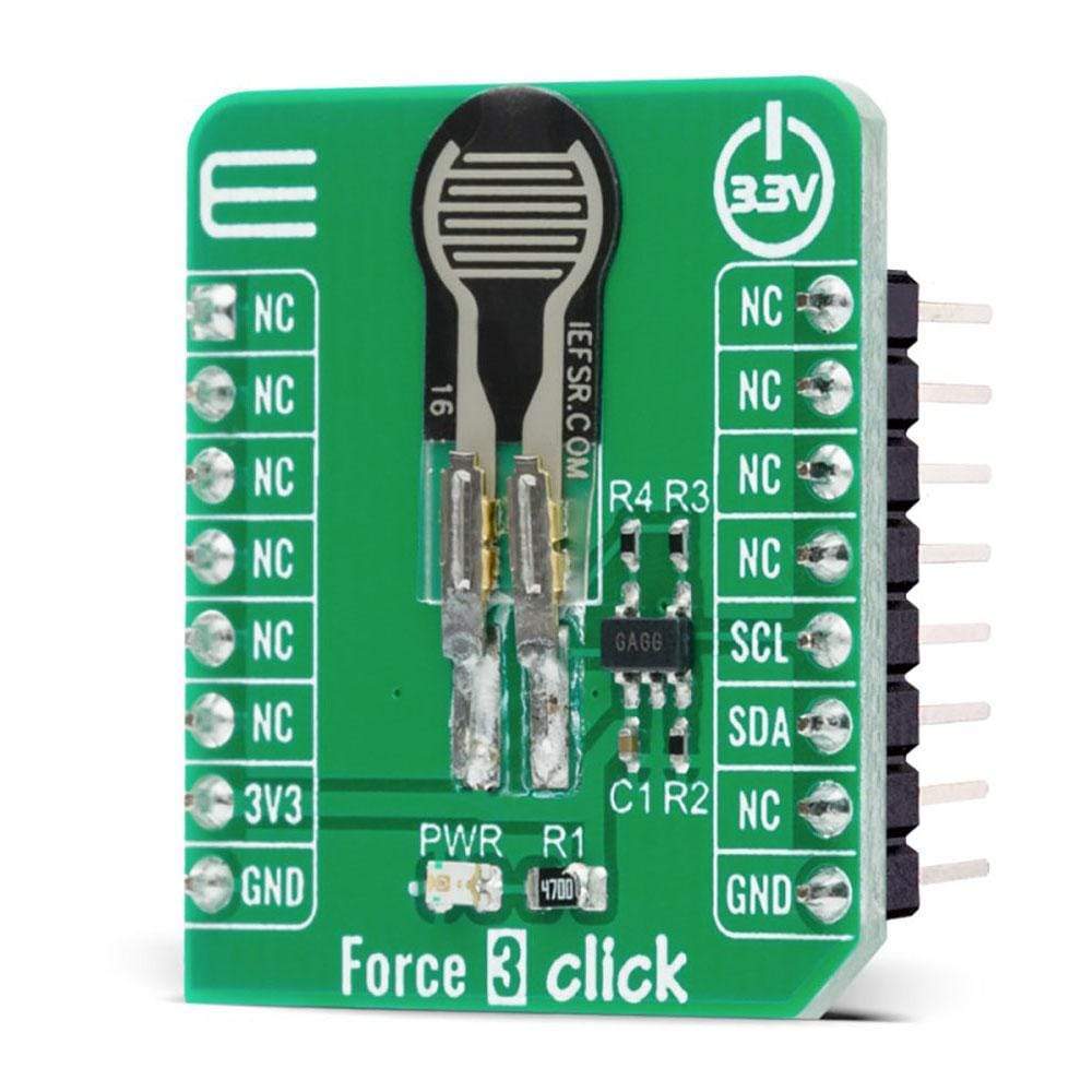 Button Click Force Spring Component Force Sensor Click Boards™ Catalogue - Debug Store UK