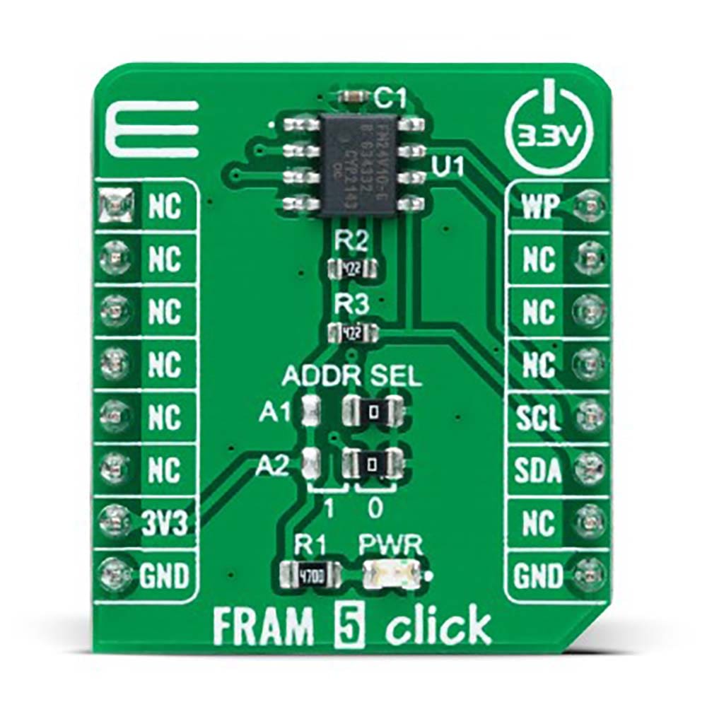 Mikroelektronika d.o.o. MIKROE-5119 FRAM 5 Click Board - The Debug Store UK