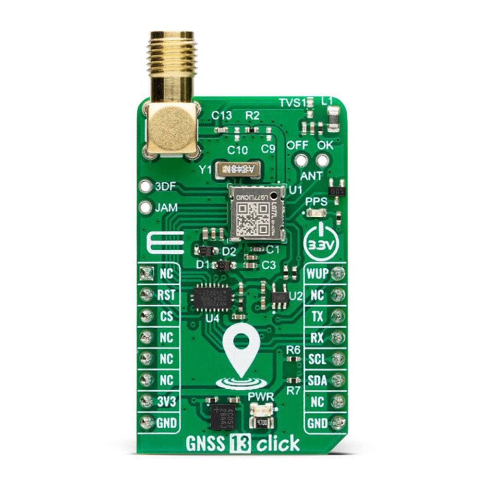 Mikroelektronika d.o.o. MIKROE-5580 GNSS 13 Click Board - The Debug Store UK