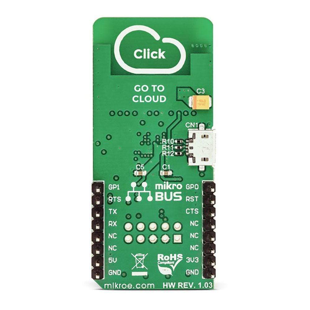 Mikroelektronika d.o.o. MIKROE-3291 Go to Cloud (G2C) Click Board - The Debug Store UK