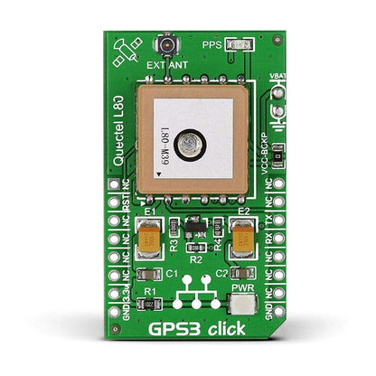 Mikroelektronika d.o.o. MIKROE-1714 GPS 3 Click Board - The Debug Store UK