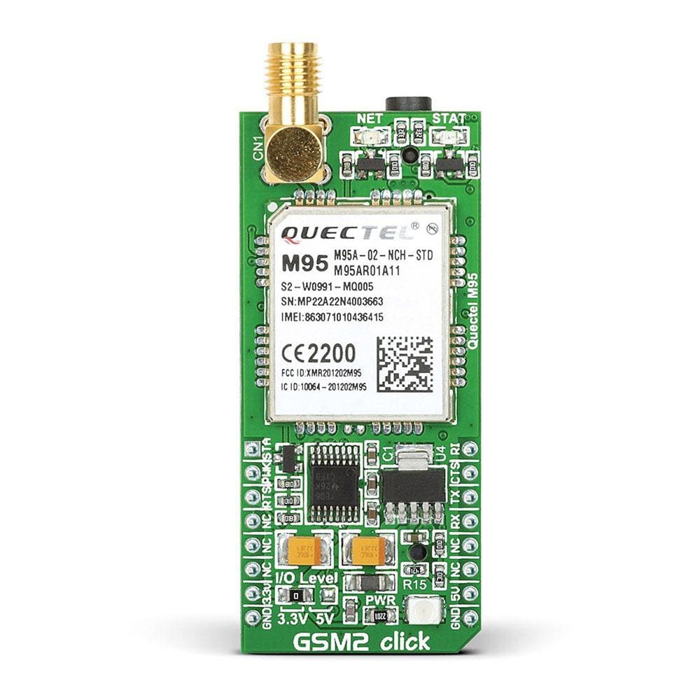 Mikroelektronika d.o.o. MIKROE-1375 GSM 2 Click Board - The Debug Store UK