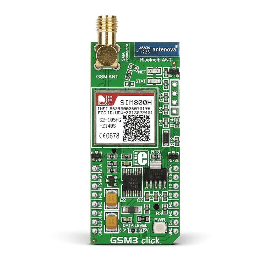 Mikroelektronika d.o.o. MIKROE-1720 GSM 3 Click Board - The Debug Store UK