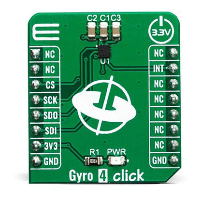 Mikroelektronika d.o.o. MIKROE-3661 Gyro 4 Click Board - The Debug Store UK