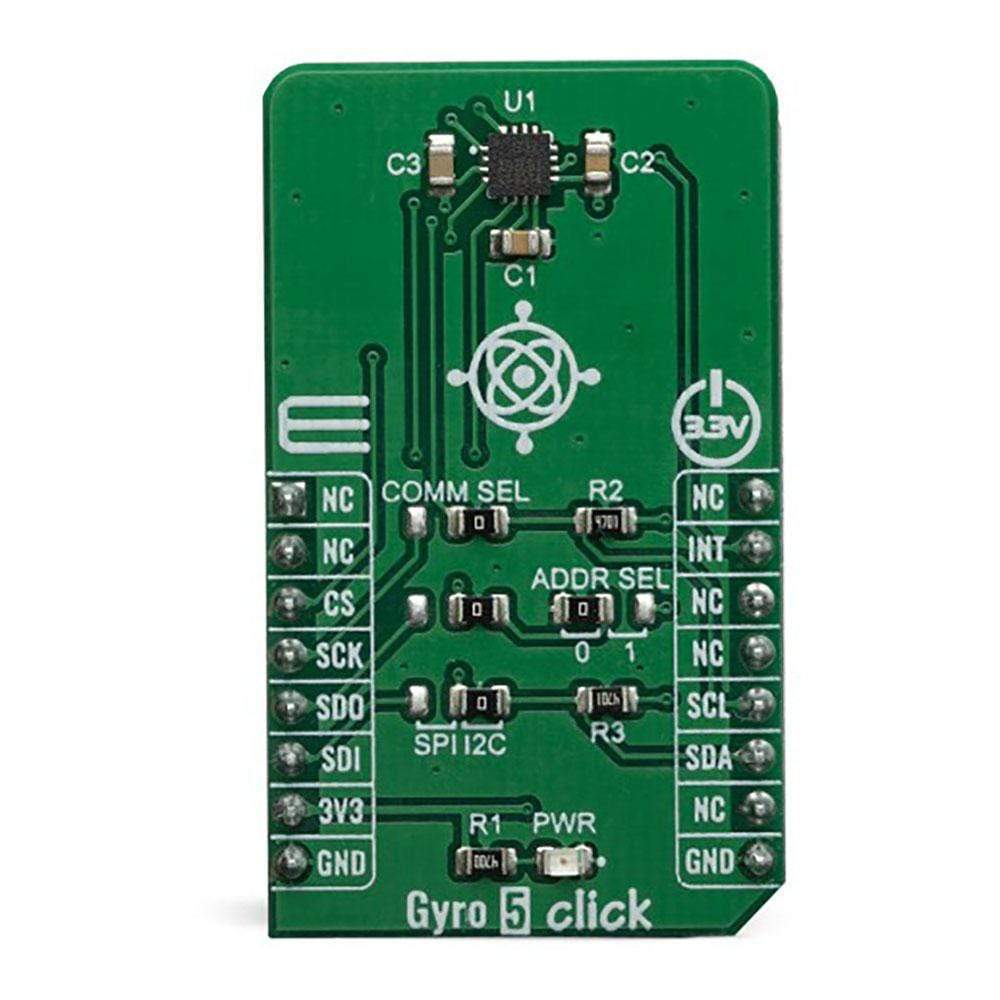 Mikroelektronika d.o.o. MIKROE-3669 Gyro 5 Click Board - The Debug Store UK