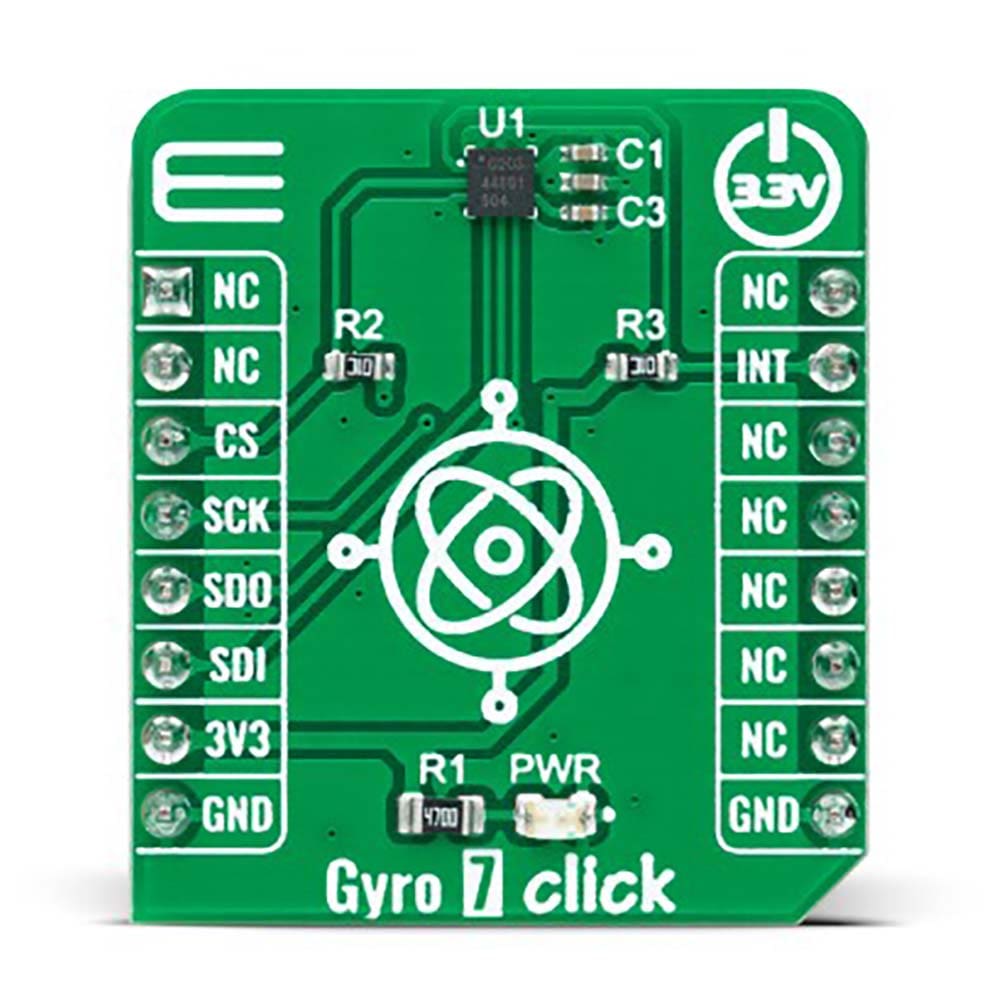 Mikroelektronika d.o.o. MIKROE-5145 Gyro 7 Click Board - The Debug Store UK
