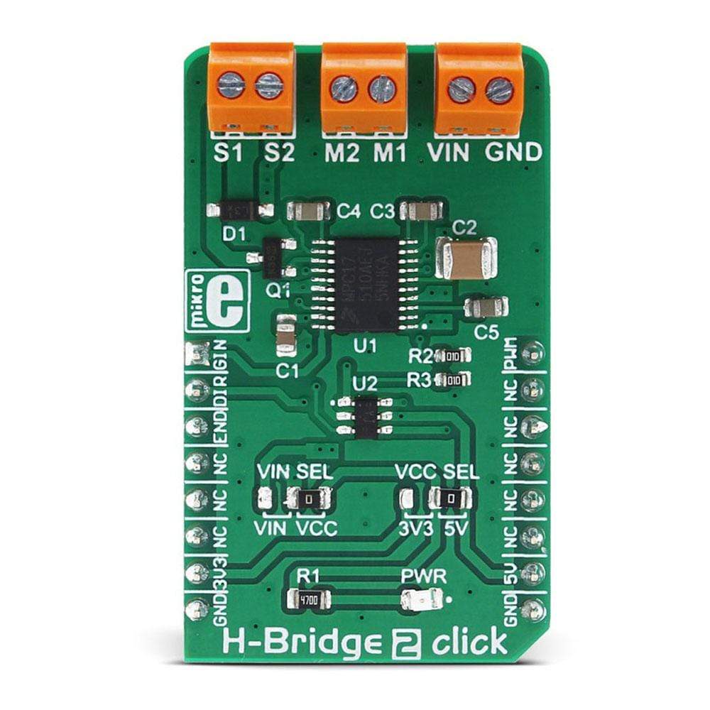 Mikroelektronika d.o.o. MIKROE-3000 H-Bridge 2 Click Board - The Debug Store UK