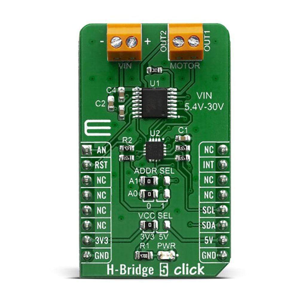 Mikroelektronika d.o.o. MIKROE-3854 H-Bridge 5 Click Board - The Debug Store UK