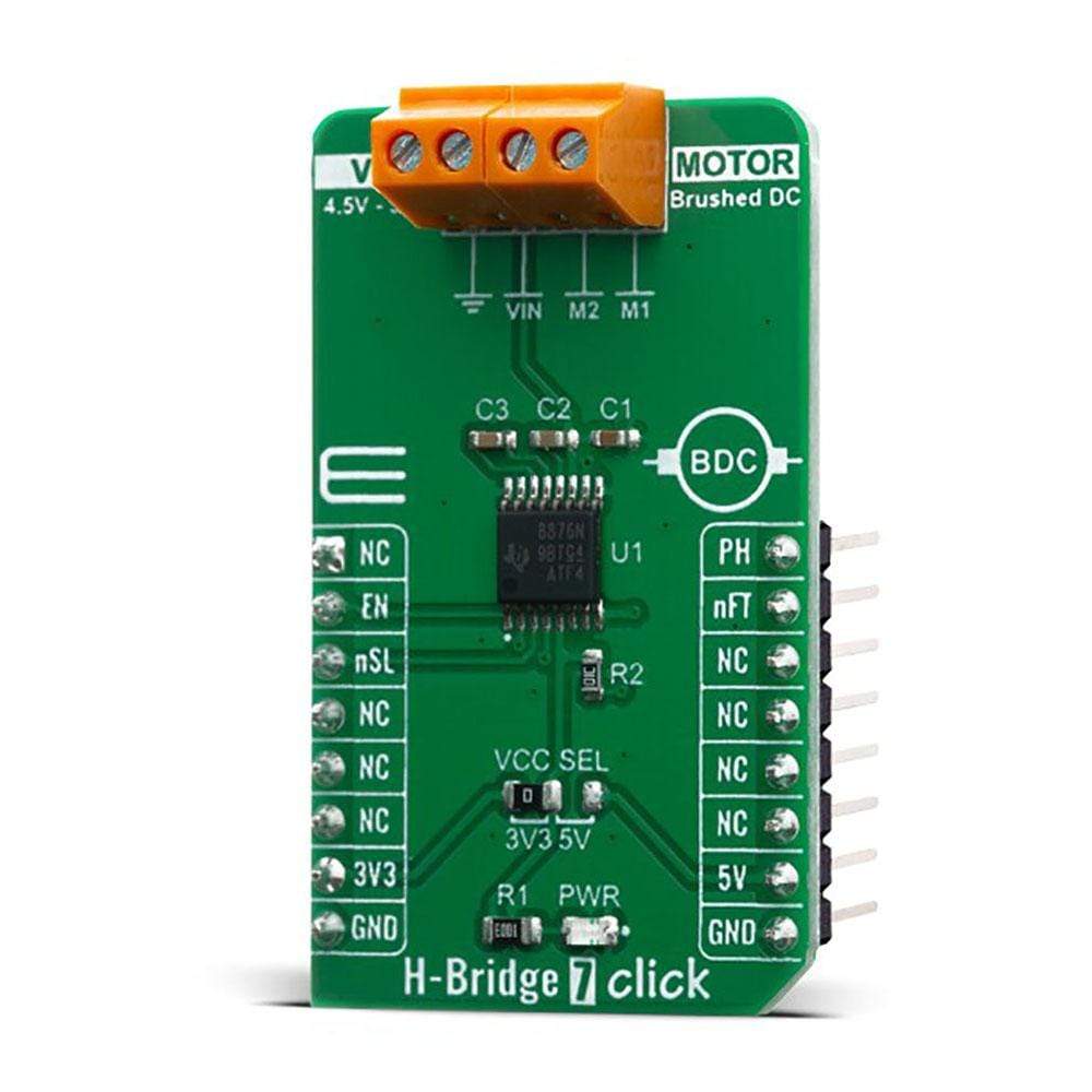 Mikroelektronika d.o.o. MIKROE-4143 H-Bridge 7 Click Board - The Debug Store UK