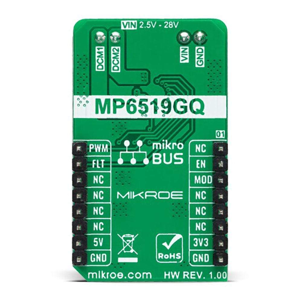Mikroelektronika d.o.o. MIKROE-4775 H-Bridge 8 Click Board - The Debug Store UK