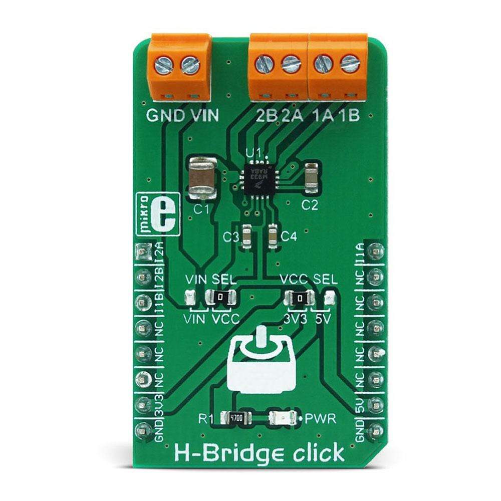 Mikroelektronika d.o.o. MIKROE-3031 H-Bridge Click Board - The Debug Store UK