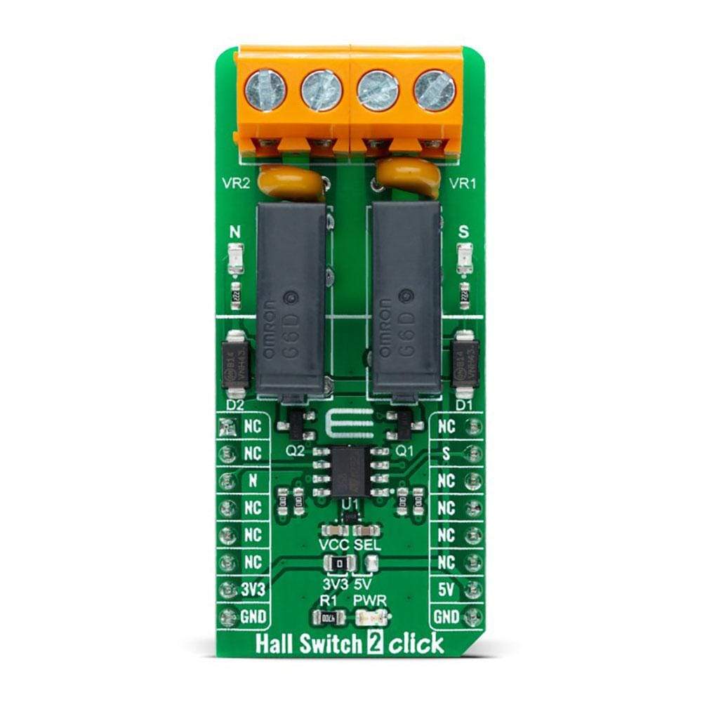 Mikroelektronika d.o.o. MIKROE-4788 Hall Switch 2 Click Board - The Debug Store UK