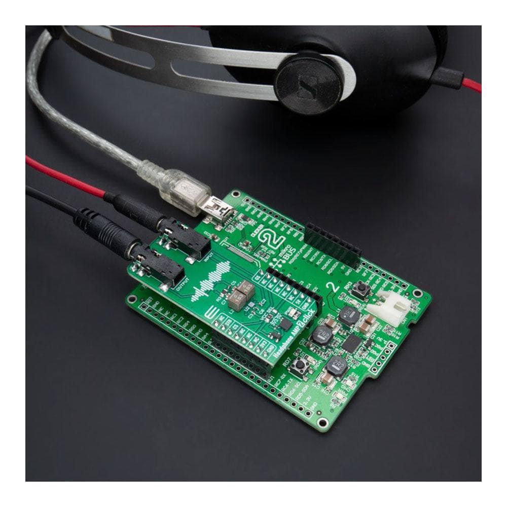 Mikroelektronika d.o.o. MIKROE-5577 Headphone AMP 2 Click Board - The Debug Store UK