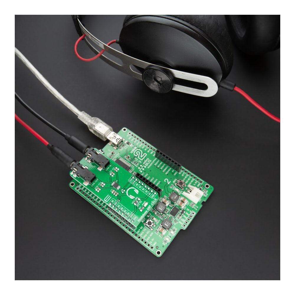 Mikroelektronika d.o.o. MIKROE-4766 Headphone AMP Click Board - The Debug Store UK