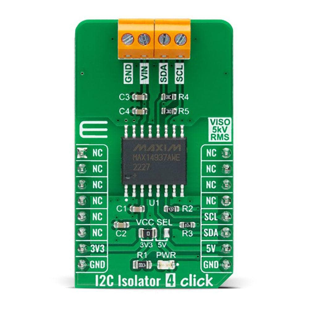 Mikroelektronika d.o.o. MIKROE-4675 I2C Isolator 4 Click Board - The Debug Store UK