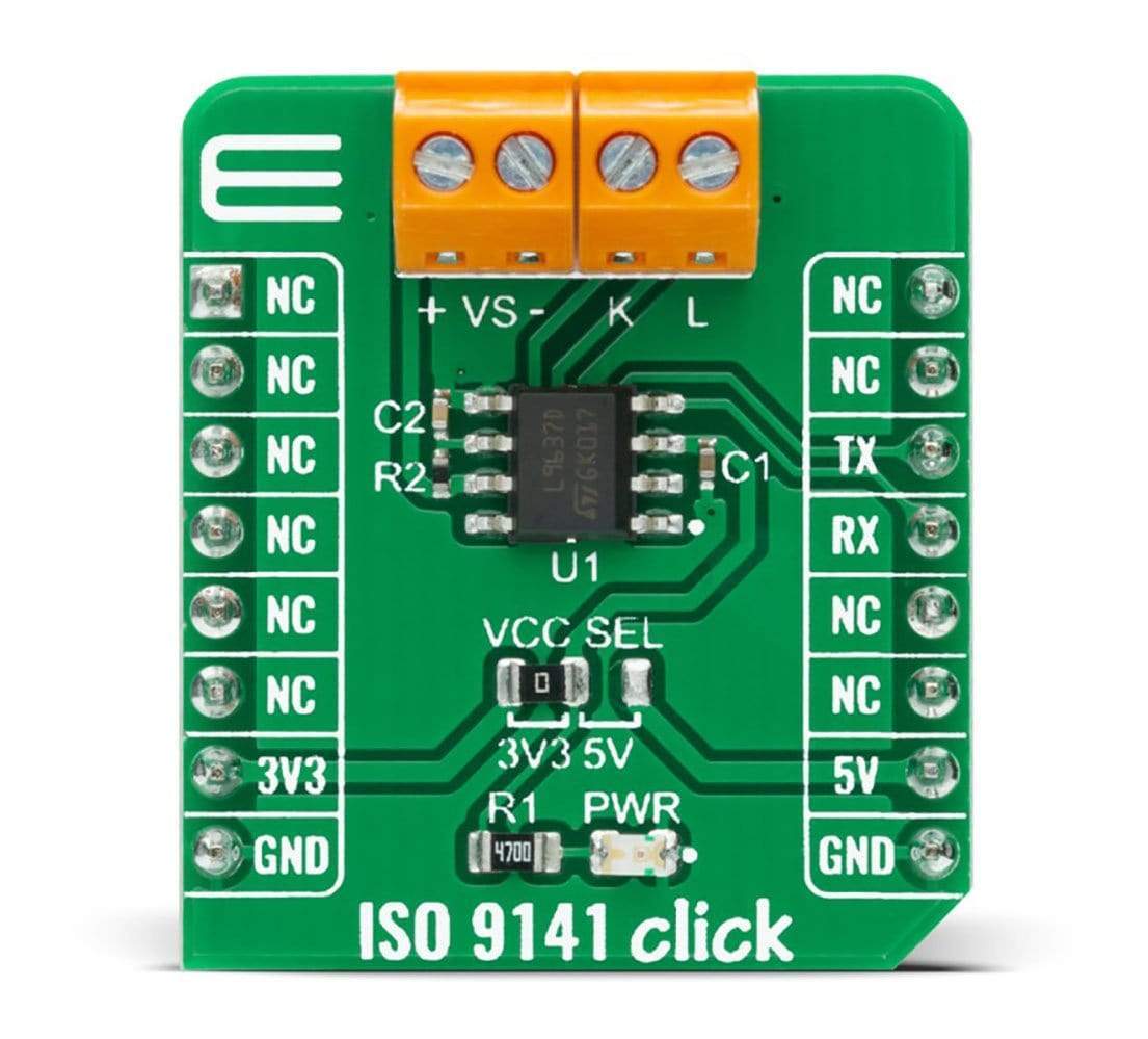 Mikroelektronika d.o.o. MIKROE-4331 ISO 9141 Click Board - The Debug Store UK