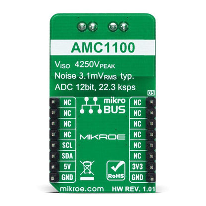 Mikroelektronika d.o.o. MIKROE-4383 ISO ADC 3 Click Board - The Debug Store UK