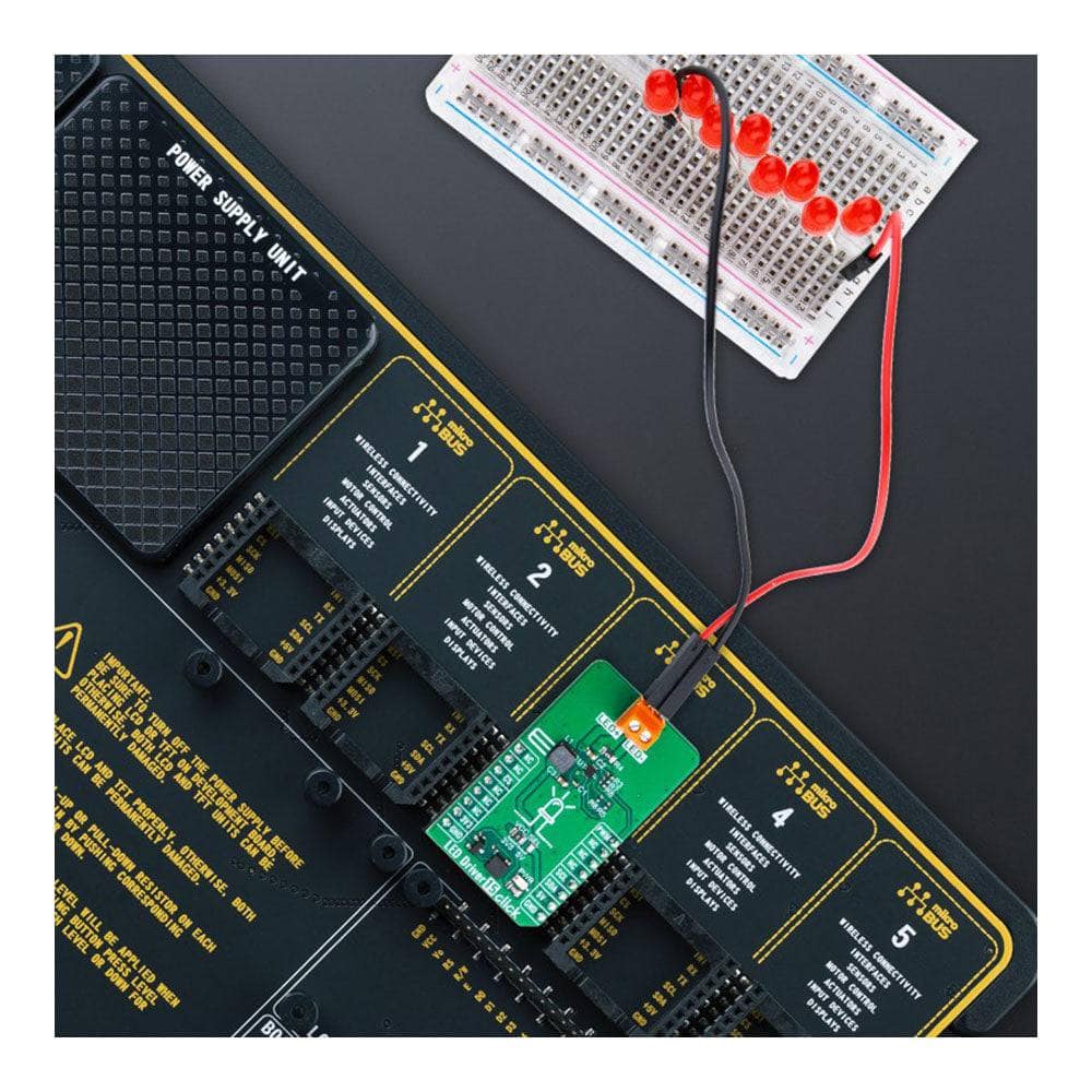Mikroelektronika d.o.o. MIKROE-5583 LED Driver 15 Click Board - The Debug Store UK