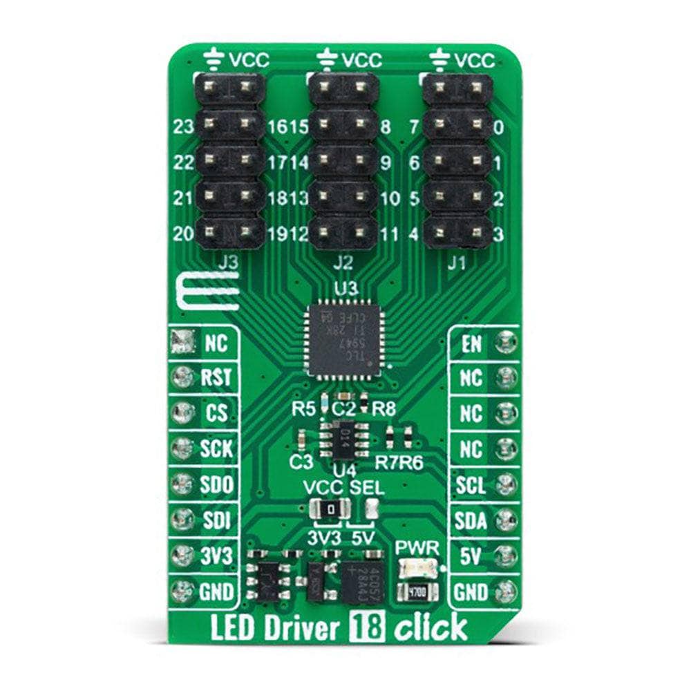 Mikroelektronika d.o.o. MIKROE-5560 LED Driver 18 Click Board - The Debug Store UK