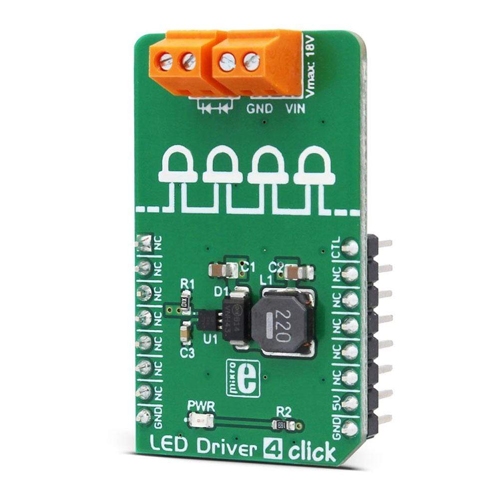 Mikroelektronika d.o.o. MIKROE-3037 LED Driver 4 Click Board - The Debug Store UK