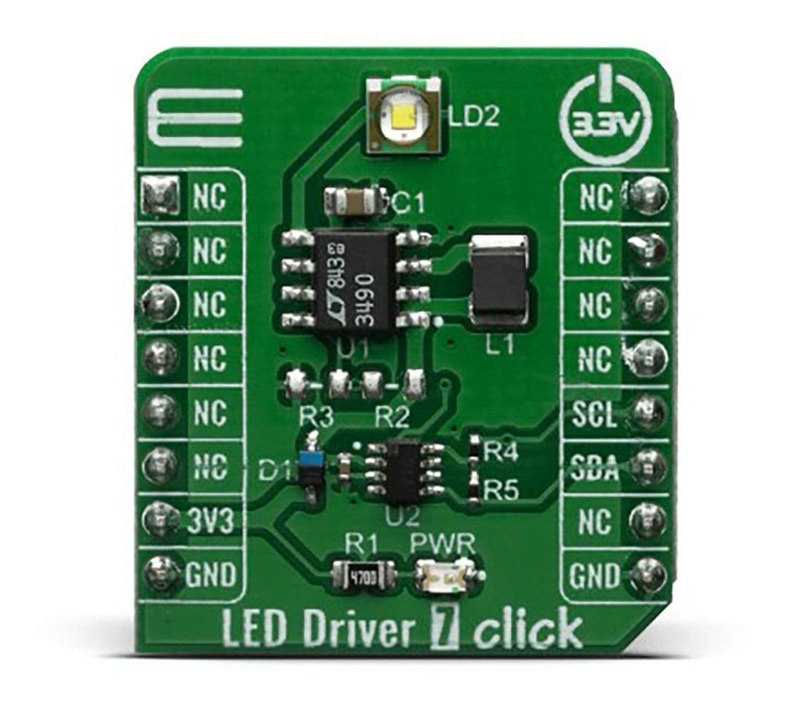 Mikroelektronika d.o.o. MIKROE-3917 LED Driver 7 Click Board - The Debug Store UK