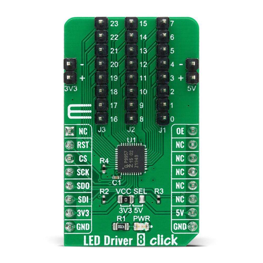 Mikroelektronika d.o.o. MIKROE-4268 LED Driver 8 Click Board - The Debug Store UK