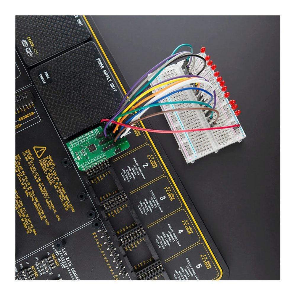 Mikroelektronika d.o.o. MIKROE-4268 LED Driver 8 Click Board - The Debug Store UK