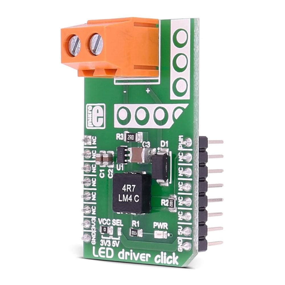Mikroelektronika d.o.o. MIKROE-2676 LED Driver Click Board - The Debug Store UK