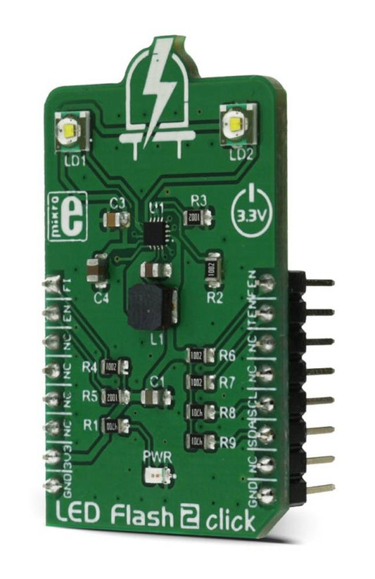 Mikroelektronika d.o.o. MIKROE-2830 LED Flash 2 Click Board - The Debug Store UK