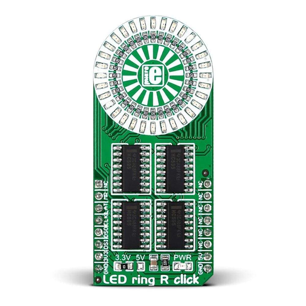 Mikroelektronika d.o.o. MIKROE-2153 LED Ring R Click Board - The Debug Store UK