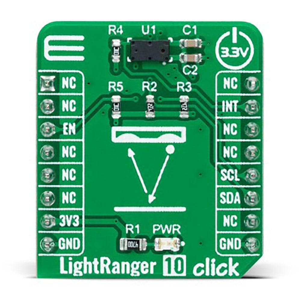 Mikroelektronika d.o.o. MIKROE-5206 LightRanger 10 Click Board - The Debug Store UK