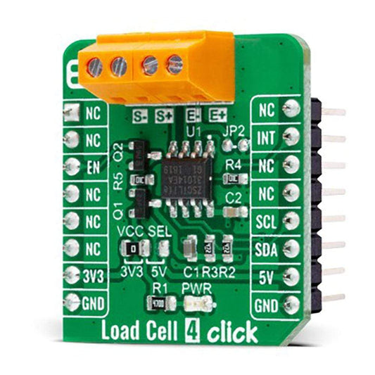 Mikroelektronika d.o.o. MIKROE-4458 Load Cell 4 Click Board - The Debug Store UK