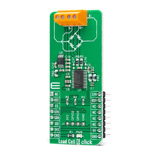 Mikroelektronika d.o.o. MIKROE-4940 Load Cell 6 Click Board - The Debug Store UK