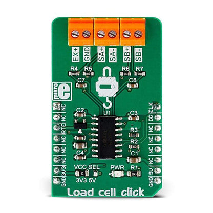 Mikroelektronika d.o.o. MIKROE-3168 Load Cell Click Board - The Debug Store UK