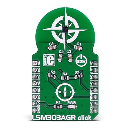 Mikroelektronika d.o.o. MIKROE-2684 LSM303AGR Click Board - The Debug Store UK