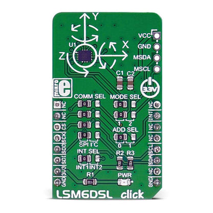 Mikroelektronika d.o.o. MIKROE-2731 LSM6DSL Click Board - The Debug Store UK