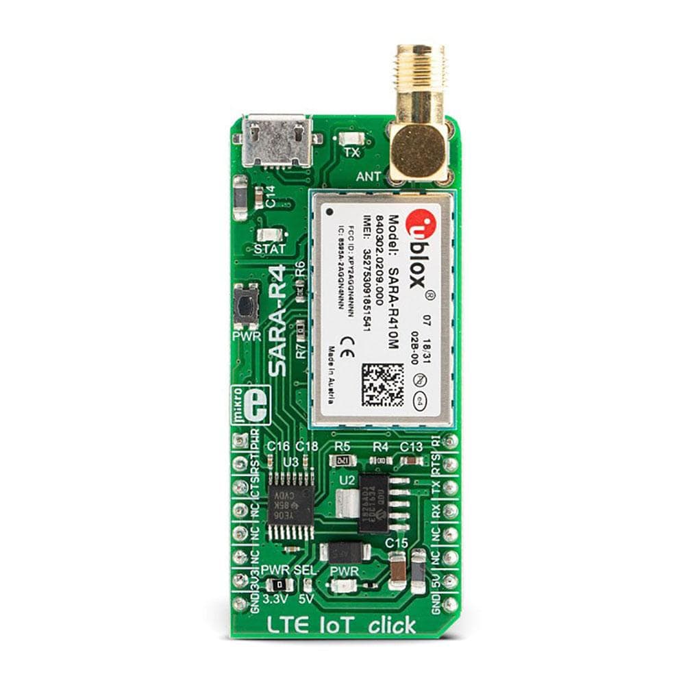 Mikroelektronika d.o.o. MIKROE-3072 LTE IoT Click Board - The Debug Store UK