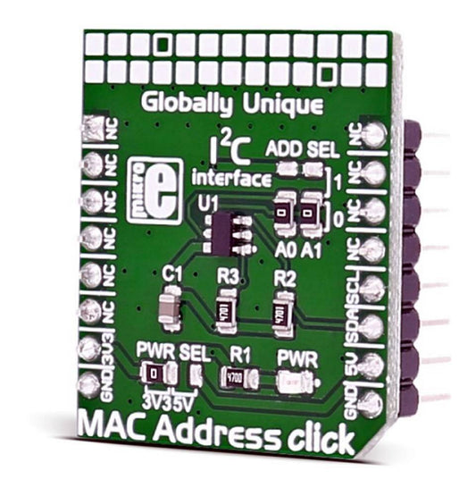 Mikroelektronika d.o.o. MIKROE-2733 MAC Address Click Board - The Debug Store UK