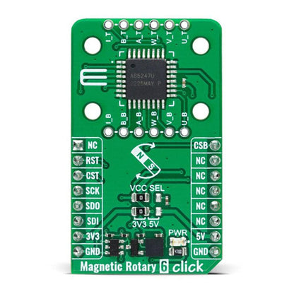 Mikroelektronika d.o.o. MIKROE-5585 Magnetic Rotary 6 Click Board - The Debug Store UK