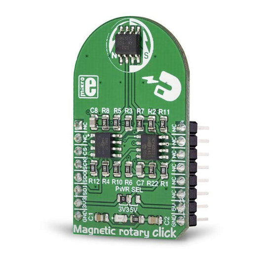Mikroelektronika d.o.o. MIKROE-3275 Magnetic Rotary Click Board - The Debug Store UK