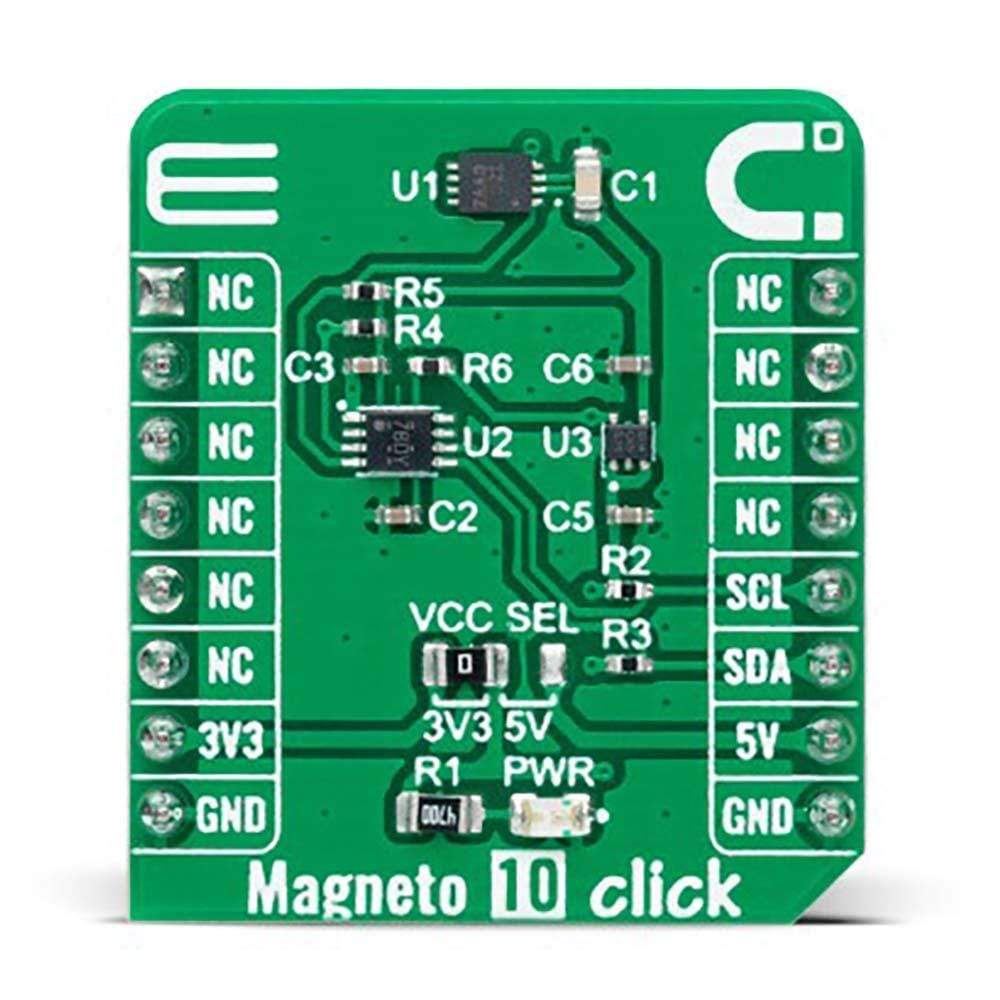 Mikroelektronika d.o.o. MIKROE-4866 Magneto 10 Click Board - The Debug Store UK