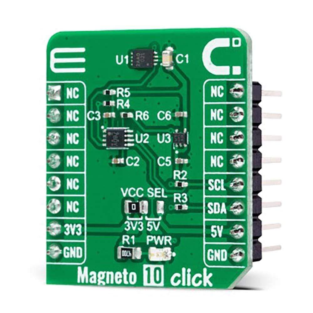 Mikroelektronika d.o.o. MIKROE-4866 Magneto 10 Click Board - The Debug Store UK