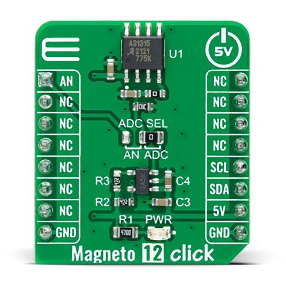 Mikroelektronika d.o.o. MIKROE-4991 Magneto 12 Click Board - The Debug Store UK