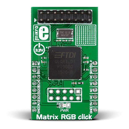 Mikroelektronika d.o.o. MIKROE-2239 Matrix RGB Click Board - The Debug Store UK
