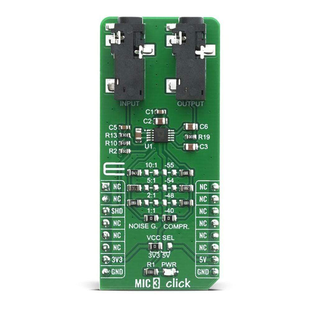 Mikroelektronika d.o.o. MIKROE-4136 MIC 3 Click Board - The Debug Store UK