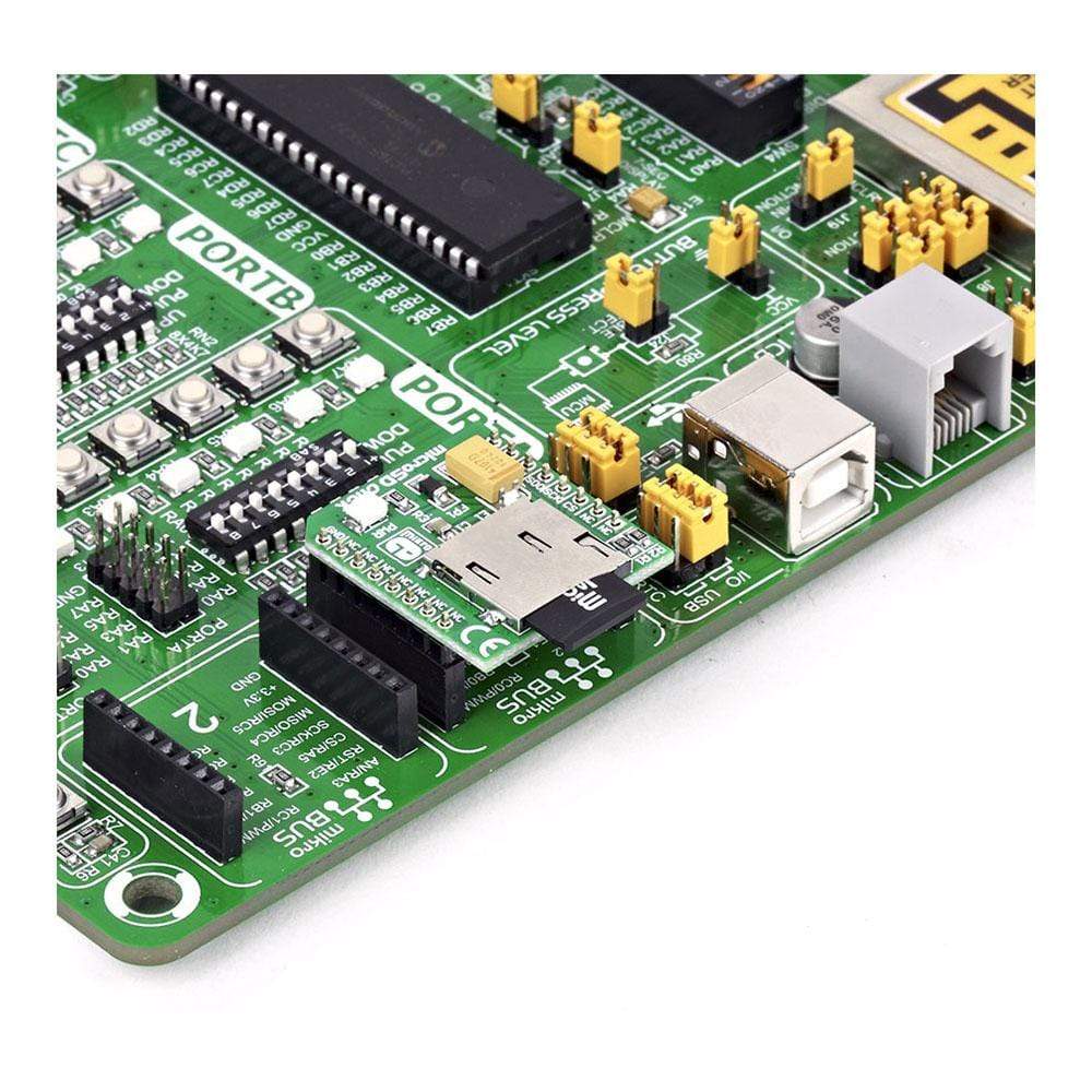 Mikroelektronika d.o.o. MIKROE-924 microSD Click Board - The Debug Store UK