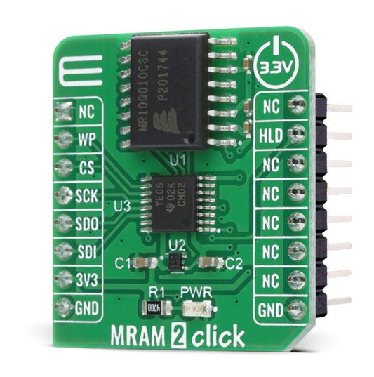 Mikroelektronika d.o.o. MIKROE-4232 MRAM 2 Click Board - The Debug Store UK